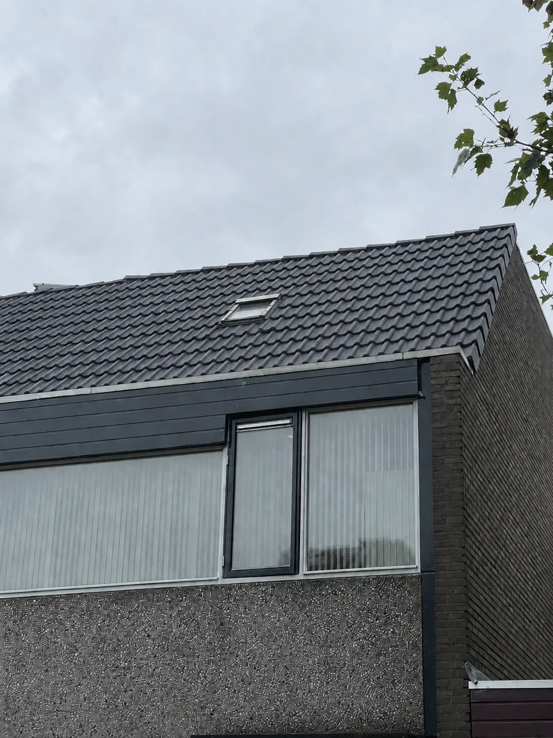 Strak vernieuwd pannendak na de dakrenovatie